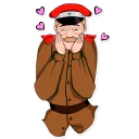 😘 emoji Белый Светоч Telegram sticker 22 of 38