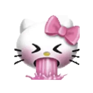 🤮 emoji 🎀 ♡-♡-♡-♡-♡-♡-♡ 🎀 ( @stickers_by_k ) Telegram sticker 11 of 120