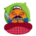 🤒 emoji Apelsin Telegram sticker 24 of 38