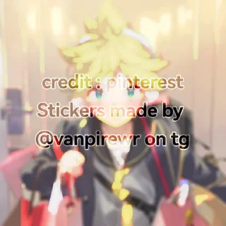 Sticker from Kagamine Len by @vanpirewr