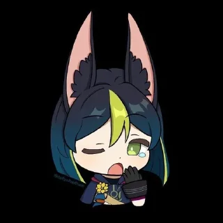 🔥 emoji Тигнари зайка Telegram sticker 20 of 92