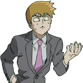 😗 emoji БОЛЬШЕ ⇨ @CLOOBHUB МОБ ПСИХО 100 MOB PSYCHO 100 ТГ Telegram sticker 11 of 52
