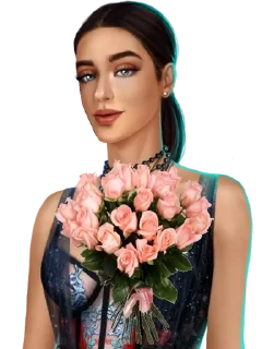 💐 emoji Сандра by @Vinniecr Telegram sticker 13 of 15