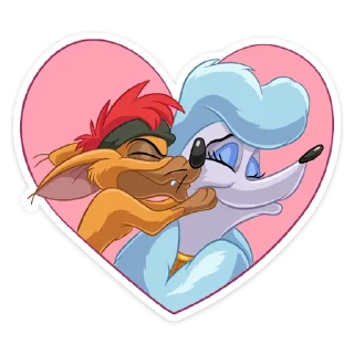 Sticker from Тито и Жоржетта от @stickers_vk