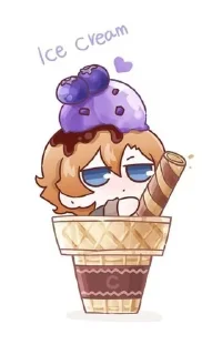 🌟 emoji Чиби Чу 🍷 Telegram sticker 9 of 39