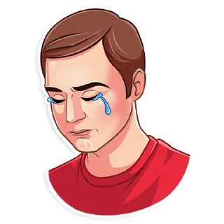 😭 emoji Sheldon Telegram sticker 9 of 20