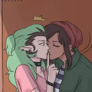 😄 emoji Лютик и амелия Telegram sticker 11 of 59