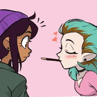 😄 emoji Лютик и амелия Telegram sticker 15 of 59