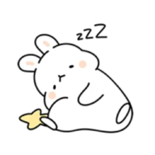 star rabbit @nyakwii sticker preview 4