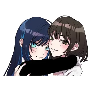 ❤ emoji ADO 💙 Telegram sticker 23 of 60