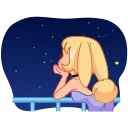 🫠 emoji Miss Bunny Telegram sticker 17 of 17