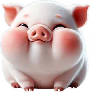 ☺️ emoji Свинка Пипка: @Pea4_stickerbot Telegram sticker 17 of 40