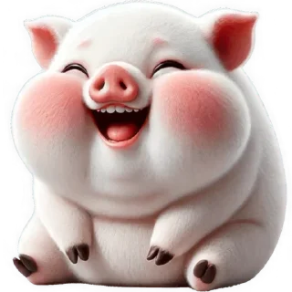 😂 emoji Свинка Пипка: @Pea4_stickerbot Telegram sticker 7 of 40