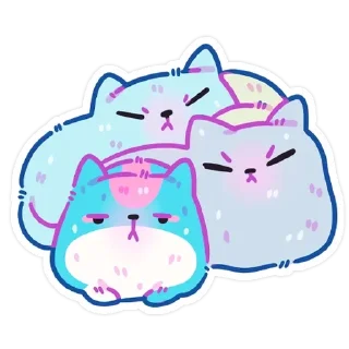 👎 emoji куси @lolitastick х @stickers_vk Telegram sticker 24 of 48