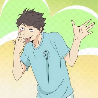 🏐 emoji Oikawa Tooru @xkysluv Telegram sticker 19 of 37