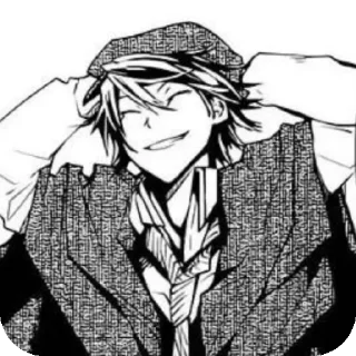 👍 emoji Великий сладкоежка Ранпо Telegram sticker 6 of 13