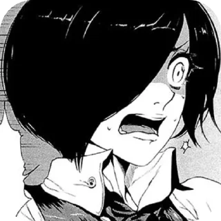 😨 emoji Touka Kirishima @prem0emoji Telegram sticker 7 of 67