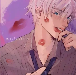 💋 emoji Gojo Telegram sticker 16 of 114