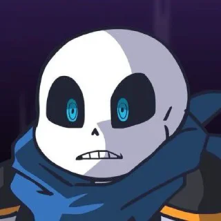 🤩 emoji Blue!sans underverse ✿ @Ruzi_heh Telegram sticker 12 of 34