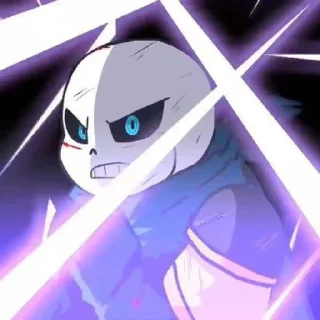 🤩 emoji Blue!sans underverse ✿ @Ruzi_heh Telegram sticker 13 of 34