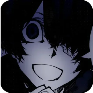 🖤 emoji ⋆.˚.· 𝘿𝙖𝙯𝙖𝙞 𝙊𝙨𝙖𝙢𝙪 𝘽𝙚𝙖𝙨𝙩 — ★ Telegram sticker 15 of 27