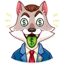 🤑 emoji The Wolf of Wall Street Telegram sticker 10 of 40
