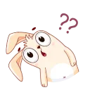 🙁 emoji Rabbit Eggs @stickersb2b Telegram sticker 3 of 28