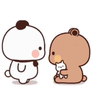💋 emoji Dudu & Bubu 6 @twix_bears Telegram sticker 12 of 120