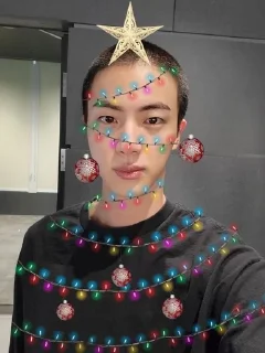 🌟 emoji bald kim seokjin👨‍🦲 Telegram sticker 12 of 102
