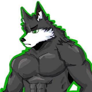💪 emoji Никс по имени гав Telegram sticker 14 of 36