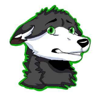 😰 emoji Никс по имени гав Telegram sticker 21 of 36