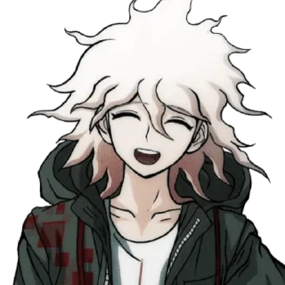 🌟 emoji БОЛЬШЕ ⇨ @CLOOBHUB НАГИТО ДАНГАНРОНПА СТИКЕРЫ ТГ Telegram sticker 16 of 30