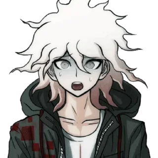 🌟 emoji БОЛЬШЕ ⇨ @CLOOBHUB НАГИТО ДАНГАНРОНПА СТИКЕРЫ ТГ Telegram sticker 15 of 30
