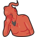 😑 emoji Facepalm Stickers by Gudim Telegram sticker 18 of 23