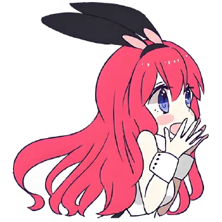 😳 emoji shy girl by @snmntzz1 Telegram sticker 7 of 33