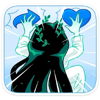 ❤️ emoji Русалка Леся :: @stickroom Telegram sticker 13 of 48