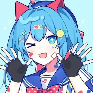 😉 emoji ВХШ МИКУ✨ Telegram sticker 22 of 50