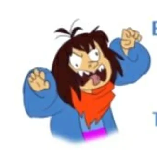 🔥 emoji Endertale frisk ❤️‍🔥 @Kyct18 Telegram sticker 6 of 116
