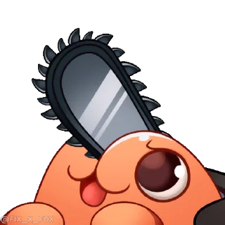 Sticker from Pochita @FixFox