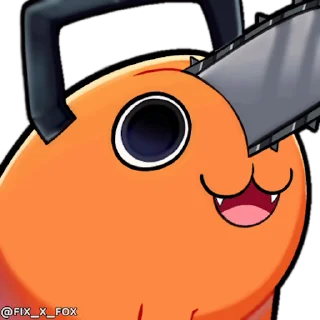 Sticker from Pochita @FixFox