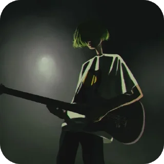 🎸 emoji Пошлая Молли 🖤 Telegram sticker 22 of 39