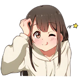 😉 emoji Парка Девочки @Nyasticks Telegram sticker 24 of 41