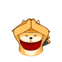 🙏 emoji Ниндзя Акио / Akio Ninja @Tgsticker Telegram sticker 17 of 48