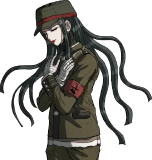 😌 emoji ~ korekiyo shinguji by @wanna_s_l_e_e_p ~ Telegram sticker 22 of 90