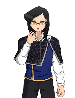 ❔ emoji ~ Seishiro Mekaru by @wanna_s_l_e_e_p ~ Telegram sticker 16 of 24