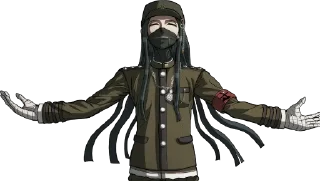 😇 emoji ~ korekiyo shinguji by @wanna_s_l_e_e_p ~ Telegram sticker 12 of 90