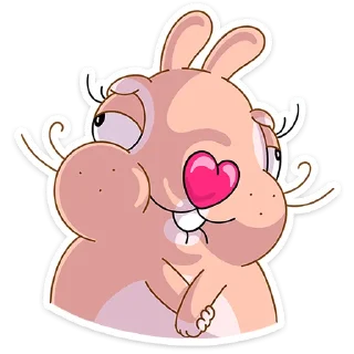 😏 emoji Кролик Себастьян • @TgSticker Telegram sticker 21 of 49