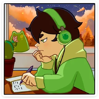 😔 emoji Вася (@TgSticker) Telegram sticker 24 of 48