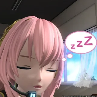 💤 emoji 3D GIRLS @xkysluv Telegram sticker 5 of 31