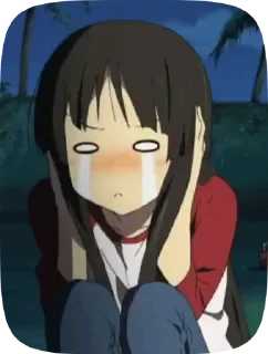 😭 emoji K-On! part 5 Telegram sticker 24 of 50